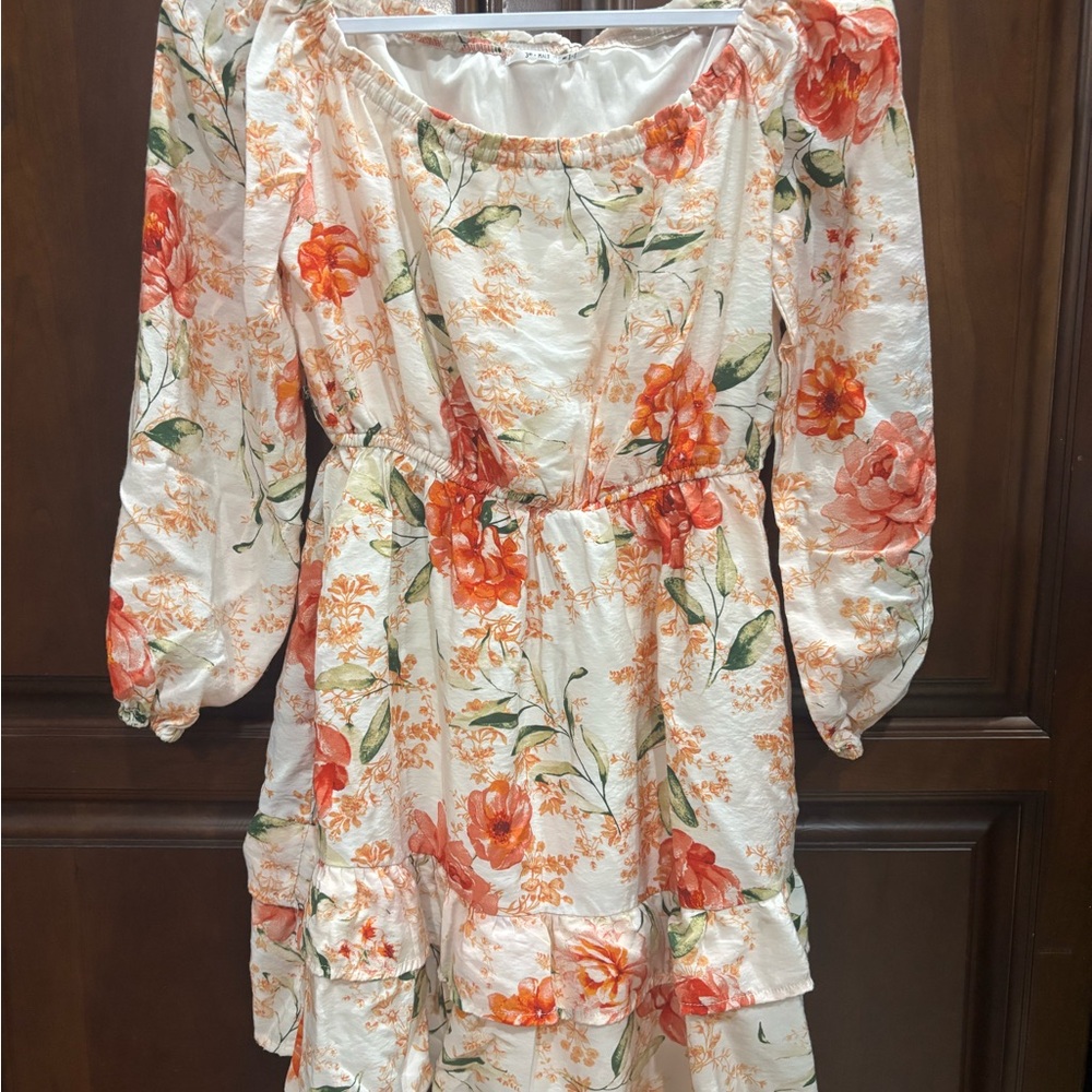 Floral Off-Shoulder Dress